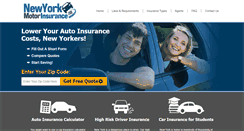Desktop Screenshot of newyorkmotorinsurance.com