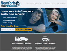 Tablet Screenshot of newyorkmotorinsurance.com